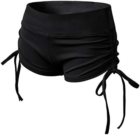 Liangxing Yoga Shorts Women Running Active Gym Workout Short Pant Booty Shorts Side Ties