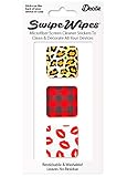 The Original SwipeWipes Screen Cleaner Microfiber Stickers. Just Peel, Wipe, and Re-Stick. 3 in 1 Pack