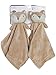 Bon Bebe Newborn Baby Huggybuddy Plush Security Blanket (2 Pack) Fox, Newborn