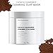 HD Beauty Cacao & Chamomile Clearing Clay Mask with Bentonite Clay, Salicylic Acid + Sulfur for Pore Refining and Calendula + Chamomile for Soothing, 4 oz.