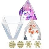 Pyramid Resin Molds, Medium Orgone Energy Stone