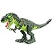 WonderPlay Walking Dinosaur T-Rex Toy Figure with Lights and Sounds Realistic Tyrannosaurus Dinosaur Toys for Kids Battery Operated Green