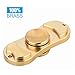 Posife EDC Spinner Fidget Toy - Brass Metal - Full Ceramic Bearings - Table Top & Hand Spinning - For Relieving Stress, Anxiety & Boredom - For Kids & Adults