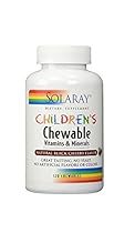 Solaray Children&rsquo;s Chewable Vitamins & Minerals, Black Cherry Flavor, 120 Count