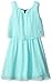 Amy Byer Big Girls' Chiffon Dress with Laser Cut Popover
