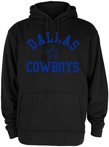 Dallas Cowboys Men's Black Aster Performance Fleece Hooded Sweatshirt XX-Large