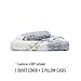 Wake In Cloud - Floral Duvet Cover Set, 100% Cotton Beddings, Botanical Flowers Pattern Printed, with Zipper Closure (3pcs, King Size)