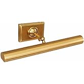 VARTH Antique Brass Picture Light for Wall Art – Vintage LED Wall Lamp for Paintings, Photo Frames & Artwork | Adjustable Arm