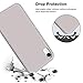 Anuck Case for iPhone XR Case 6.1 inch, Anti-Slip Liquid Silicone Gel Rubber Bumper Case with Soft Microfiber Lining Cushion Slim Hard Shell Shockproof Protective Case Cover - Lavender Gray