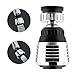 360-Degree Swivel Kitchen Sink faucet Aerator with 2 Function Swivel Sprayer for Kitchen, Bathroom Faucet (Chrome)