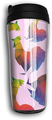 Cock Rainbow Vacuum Insulated Travel Mugs High Temperature Travel Mugs,11OZ