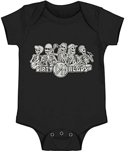 Dirty Heads Baby Boys' Dirty Deads Bodysuit 6 - 12 Months Black