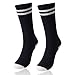 Colorfox Youth Team Sports Socks Teen Custom Number Crew Socks for Soccer, Football, Basketball 1 Pair Navy