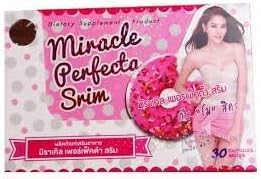 Miracle Donut Perfecta Srim Weight Loss Slender And White Instant 7 Days., From Korea (1 Box = 30 Capsules)
