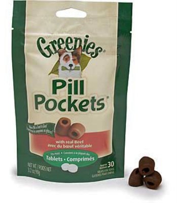 Greenies Pill Pockets With Real Peanut Butter, 3.2 oz Greenies Pill Pockets With Real Peanut Butter, 3.2 oz