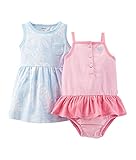 Carter's Baby Girls' 3 Piece Romper & Dress Set (Baby)