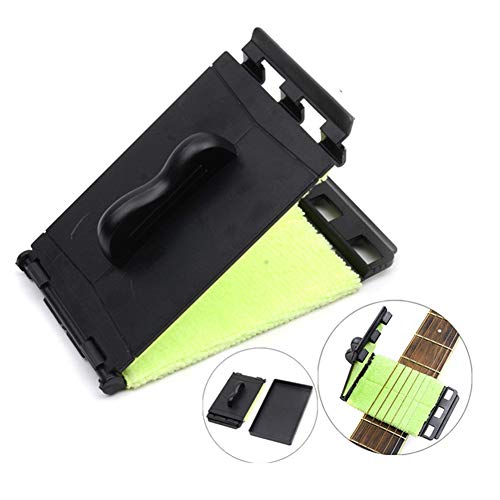 GZQ Guitar String Cleaner Portable Instrument String and Fretboard Maintenance Care Cleaning Tool for Electric Acoustic Guitar Bass Mandolin Ukulele