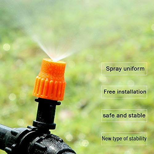 MeiGuiSha 50 ft Trampoline Backyard Sprinklers Spray Water Park Fun Summer Cool Things Outdoor Toys Water Game Trampoline Accessories Ladder ,Made to Attach on Trampoline Safety Net Enclosure