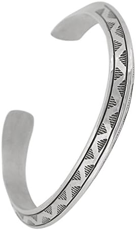 全三種類 インディアンジュエリー ナバホ族 トラディショナルパターン シルバー 925 タイプb バングル メンズ Svietimocentras