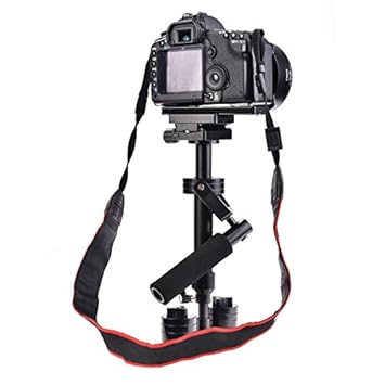 COOCHEER Handheld Estabilizador de la cámara, asa en forma con ...