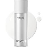 AROCELL Milky Drop Ampoule 30ml/1.01 Fl Oz – Korean Hydrating & Moisturizing Ampoule with TXA, Milk Exosome 5%, Hyaluronic Acid & Ceramides – Soothing, Brightening, Clear Skin KBeauty Serum