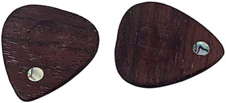 Alnicov 2Pcs rosewood Wooden Guitar Picks - Image 4