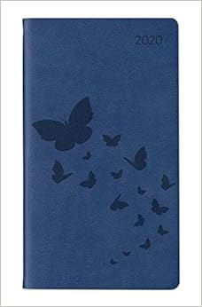 Ladytimer Slim Deluxe Blue 2020 - Taschenplaner - Taschenkalender (9 x 16) - Tucson Einband - Motivprägung Schmetterlinge - Weekly - 128 Seiten Ladytimer Slim Deluxe Blue 2020 - Taschenplaner - Taschenkalender (9 x 16) - Tucson Einband - Motivprägung Schmetterlinge - Weekly - 128 Seiten