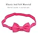 Ribbon Baby Headbands with Hair Bow for Newborn,Infant,Toddler and Baby Girls,Elastic and Soft Head Wrap(20Pcs)