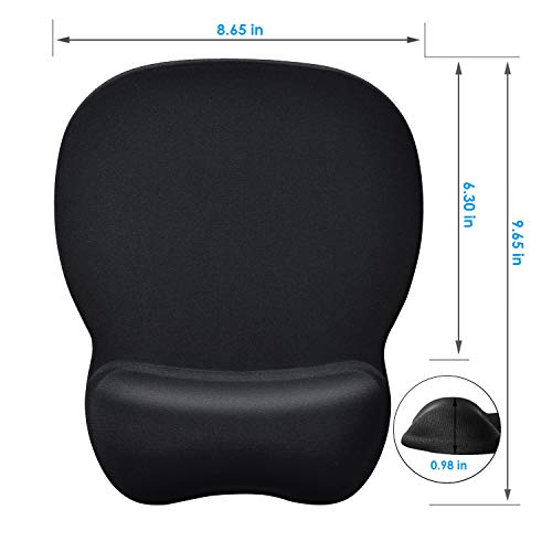 image for Mouse Pad with Wrist Pad, Ktrio Gel Mouse Pads with Wrist Rest, Mousep