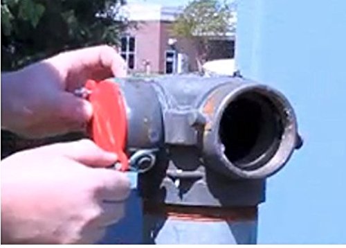 2 1/2" Plastic Breakable Fire Department Connection (FDC) Cap for Sprinkler and Standpipe Connections (2 Pack)