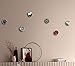 Pack of 4, Gold Brass Decorative Wall Hooks Towel Hook, Coat Hook Hangers Wall Mounted (Light Colour)
