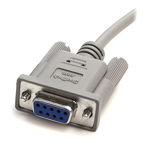 StarTech.com 10-Feet DB9 RS232 Serial Null Modem Cable F/F (SCNM9FF)