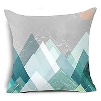 Bokeley Pillow Case, Cotton Linen Square Geometric Pattern Decorative Throw Pillow Case Bed Home Decor Cushion Cover (G)
