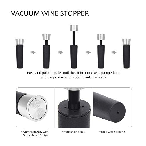 Wine Air Pressure Pump Opener Set, Needle Wine Bottle Cork Remover