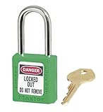 Master Lock	410GRN	Lockout Tagout Safety Padlock Green