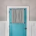 H.VERSAILTEX 4 PACK Magnetic Curtain Rods for Metal Doors Multi-Use Adjustable Rods Tool Free for Iron and Steel Place 1/2