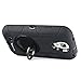 S4 Case,Galaxy S4 Case,Military Shockproof Protective Case and Holster for Galaxy S4 Dual layer Case with 360 Degrees Swivel Ring Kickstand (Black)