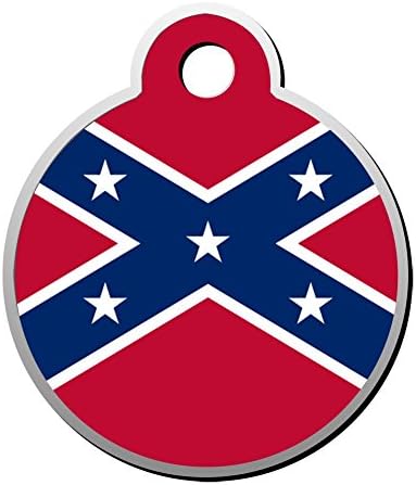 FENGzhong Stainless Steel Pet ID Tag - Custom Dog and Cat ID Tag - Ireland Irish Flag Double-sided Prints Picture