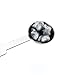 Sealing Wax Beads, Yoption about 120 Pieces Lucky Star Shape Sealing Wax Beads with 1 Piece Wax Melting Spoon and 2 Pieces Candles for Wax Seal Stamp (Silver)