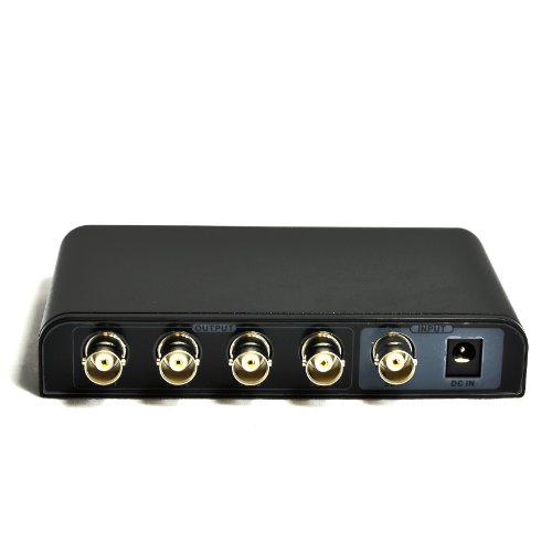 OREI SDI-104 1x4 Powered SDI Splitter - Supports HD-SDI, SD-SDI and 3G-SDI Signals (1 input, 4 outputs)