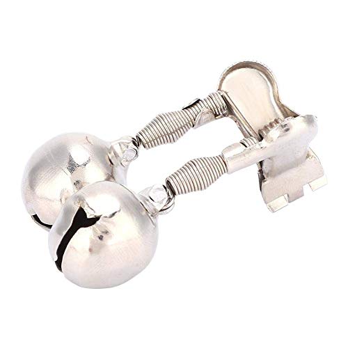 DressU Compartments .Angel Alarm Dual-Alarm Glocken Angeln Bell-Ring-Bissanzeiger, Edelstahl Doppelglocke Angelrute… – Bild 4