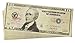 Realistic Double Sided Prop Money - Set of 100 $10 Dollar Bill Total $1,000 Green Currency Strap - Full Print Paper Money Movie, TV, Videos, Pranks, Advertising & Novelty, 6.25 x 2.5 Inches
