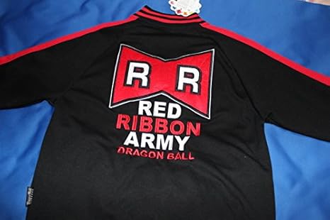 Amazon しまむら ドラゴンボール レッドリボン軍 L スタジャン 黒赤