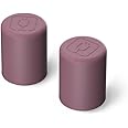 BrüMate Magnetic Straw Caps - Silicone Straw Caps 2 pack - Compatible with All Era and Resa Tumblers (Rose Taupe)