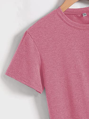 Women Teacher T-Shirt Teach Love Inspire Letter Print Shirts Brick Red