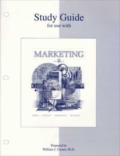 Study Guide to accompany Marketing