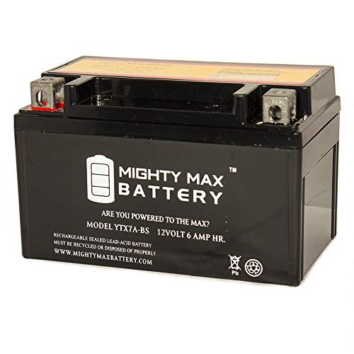 Mighty Max Battery YTX7A-BS Battery Replacement for Centennial CTX7ABS Powersports Brand Product