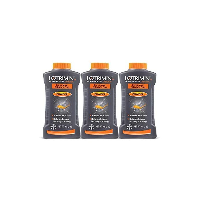 Lotrimin AF Athlete's Foot Antifungal Powder, Miconazole Nitrate 2% Treatment, Clinically Proven Effective Antifungal…