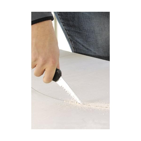 wolfcraft Hand-StichsÃ¤ge I 4033000 I FÃ¼r Ausschnitte in Gipskarton - Robuste, langlebige SchneidzÃ¤hne & Ergonomischer 2-Komponenten-Griff - FÃ¼r DIY Projekte – Bild 5