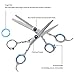Professional Hair Cutting Scissors Barber Shears Set Hair Thinning Kit with Black Storage Case